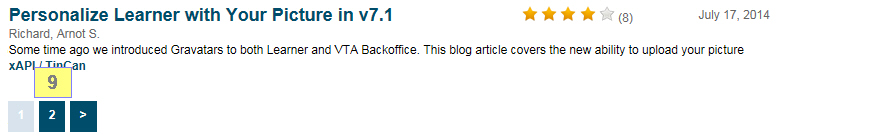 Search Blog Results - Paging