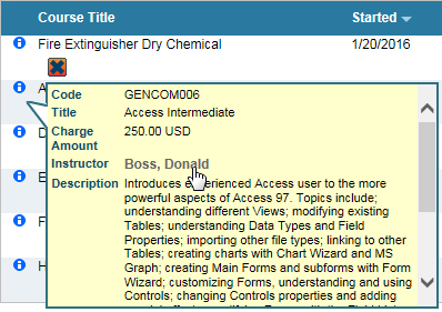 In-Progress Training - Tooltip