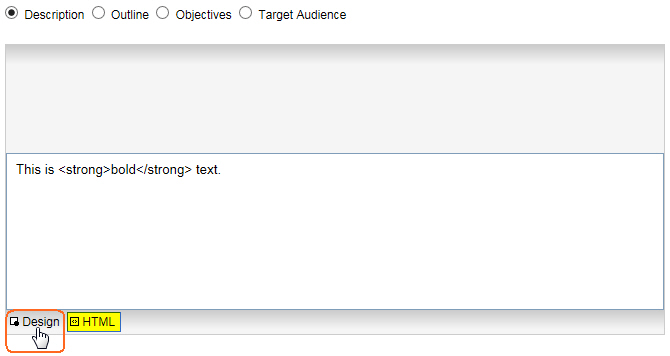HTML Editor - HTML View