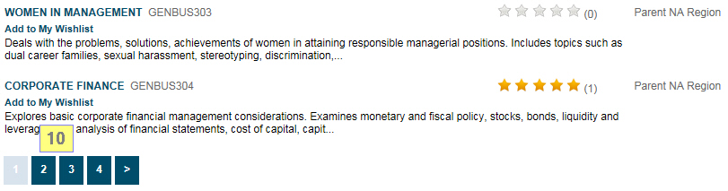 Find Course - Results - Paging Find Course - Results - Paging