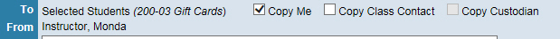 Instructor - Roster - Email - Copy Options Disabled