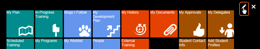 Editing Learner Menu - Start