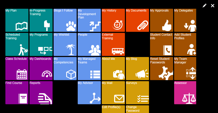 Editing Learner Menu - Ready to use