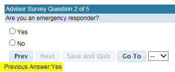 Advisor Survey - Changed Answer