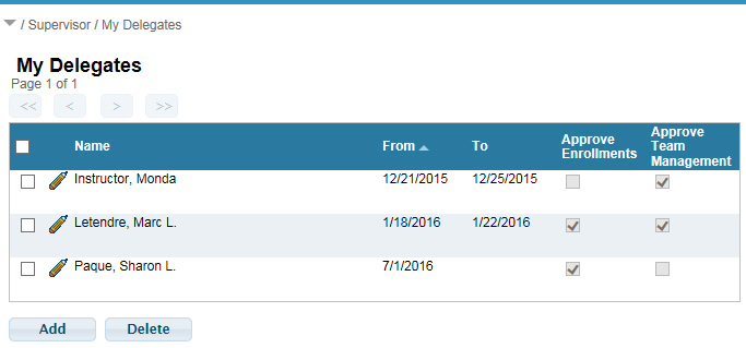 My Delegates My Delegates