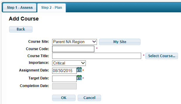 Select Course for PDP Select Course for PDP